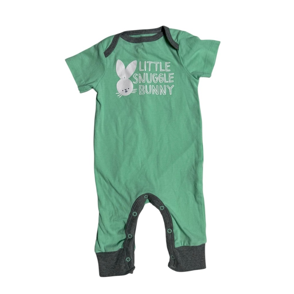 Cat & Jack Little Snuggle Bunny Baby Romper Outfit Size 0-3 Months